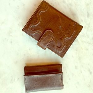 🐗vintage wallet and key wallet set🐗